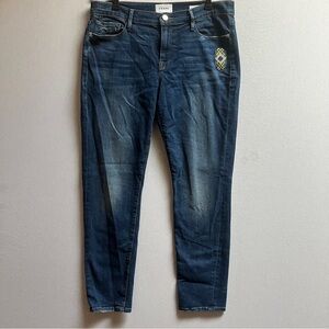 Frame Le Garcon Azure slim denim jeans Sz 31